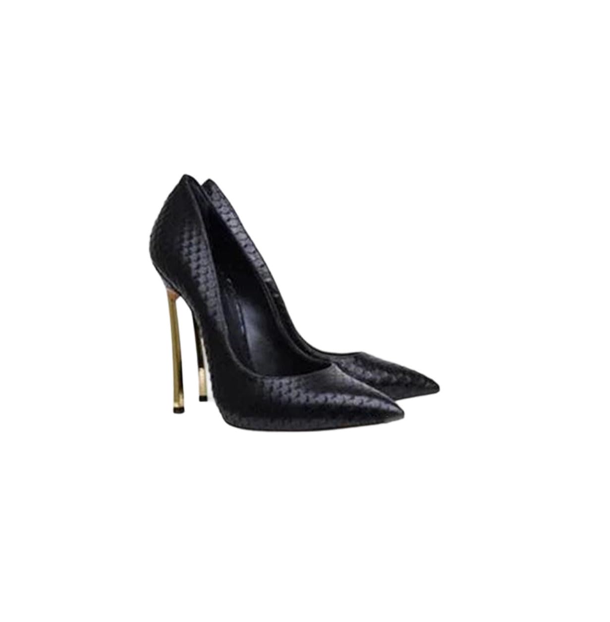 Textured Stiletto Pumps