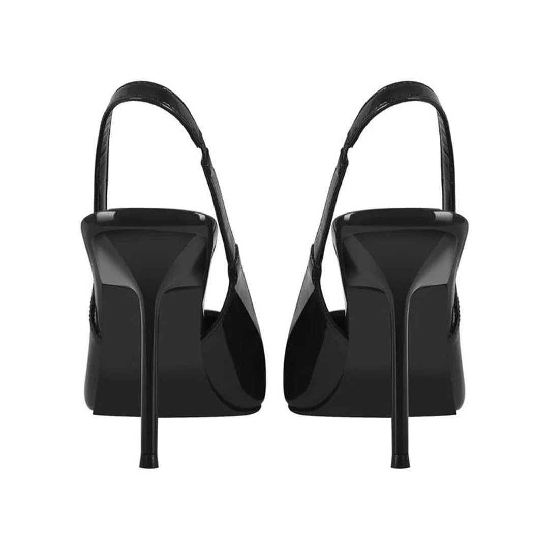 Pointed Toe Backless Pumps