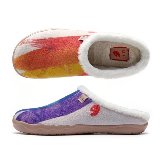 Art Print Mule Loafers