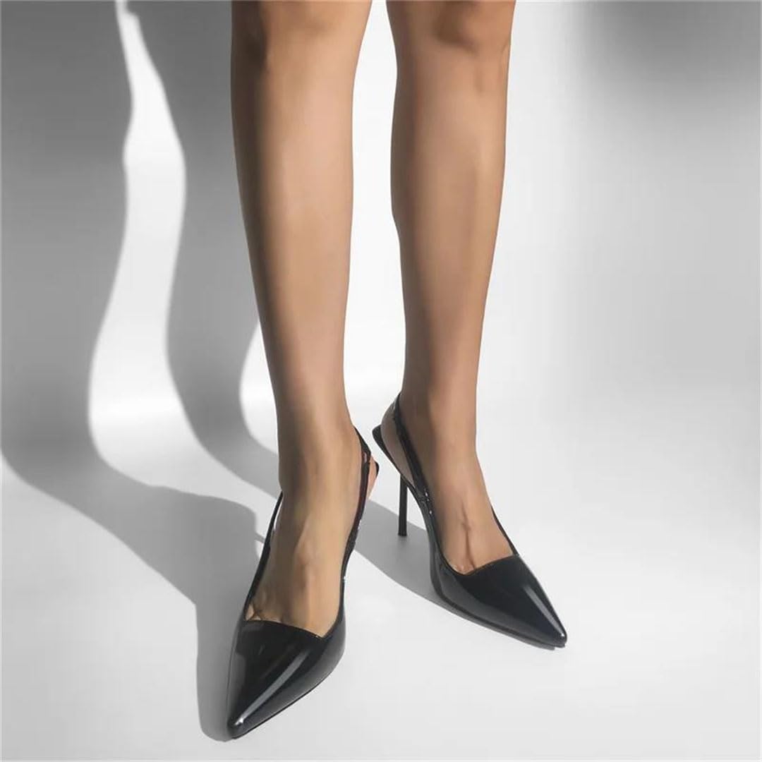 Pointed Toe Backless Pumps