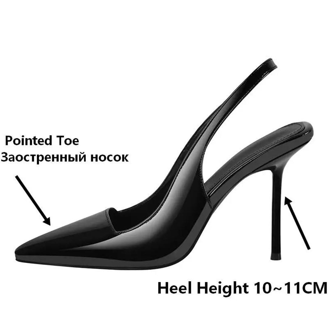 Pointed Toe Backless Pumps