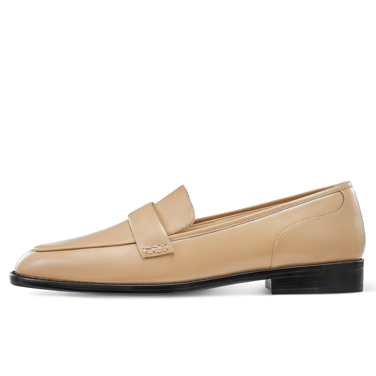Leather Slip-On Loafers