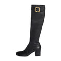 Buckle Knee-High Boots