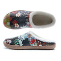 Art Print Mule Loafers