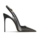 Patent Leather Stiletto Pumps