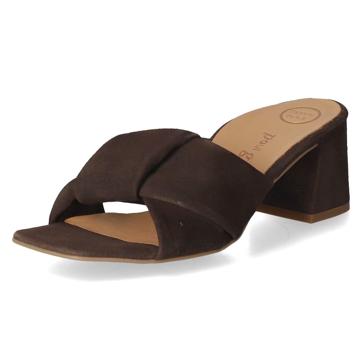 Suede Leather Mules