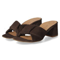 Suede Leather Mules