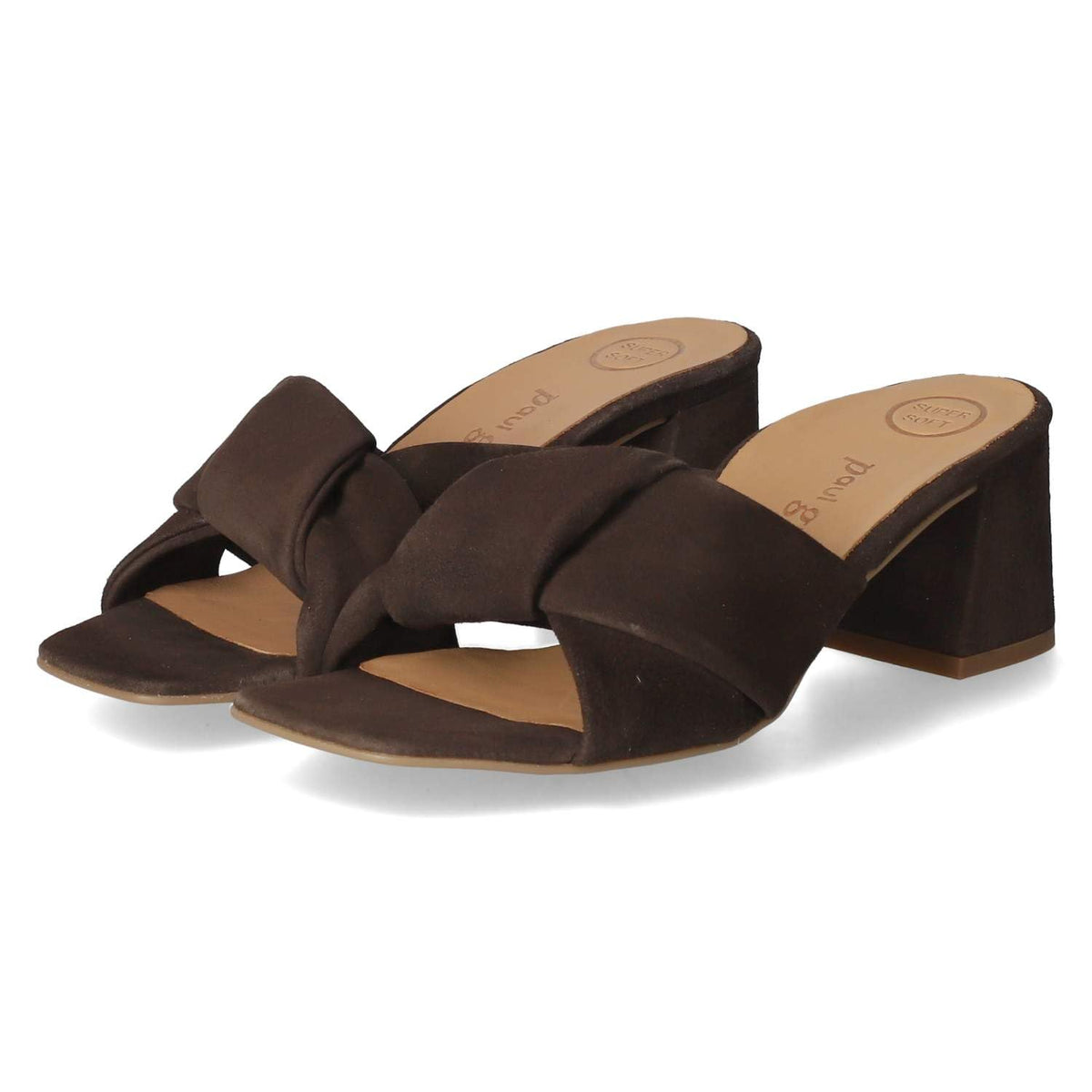 Suede Leather Mules