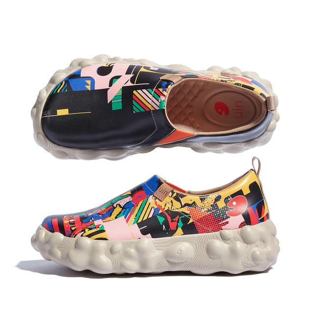 Art Travel Slip-On Sneakers