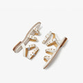 Leather Buckle Strap Sandals