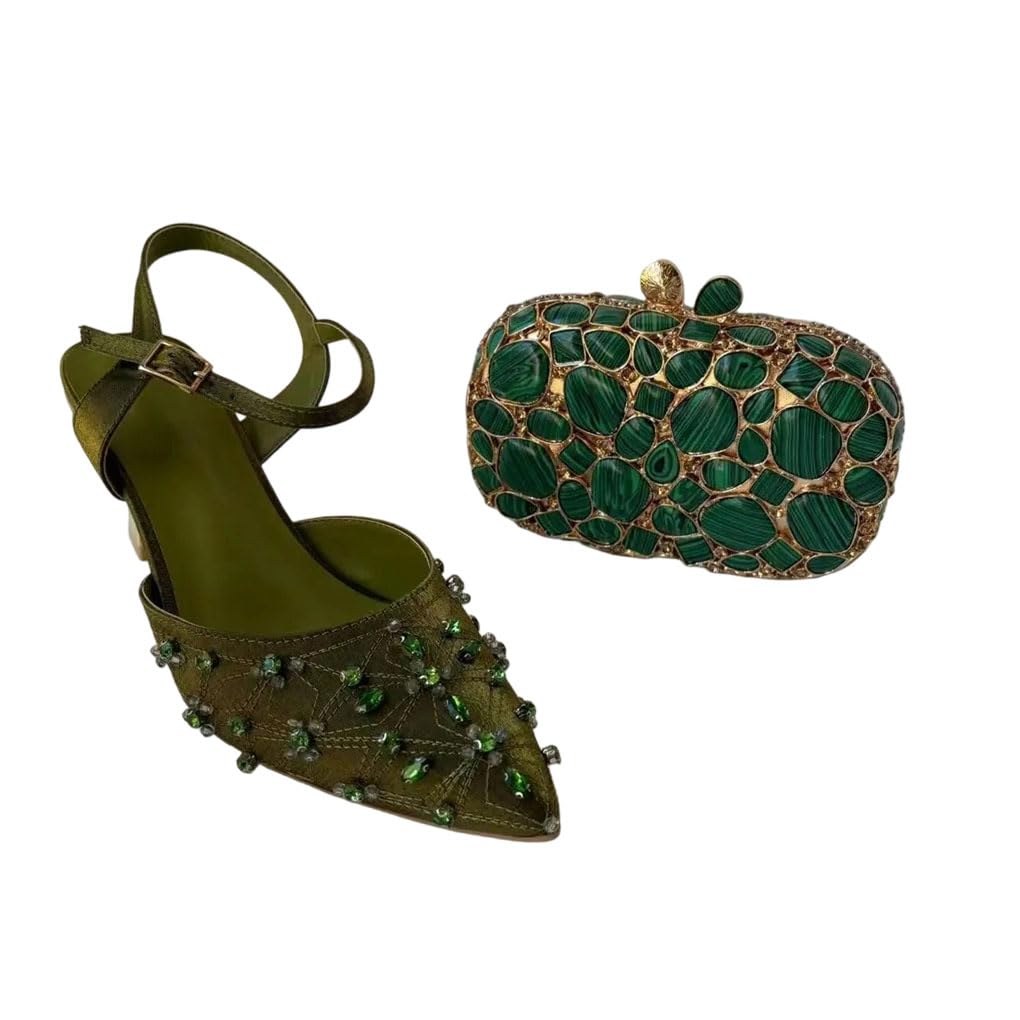 Crystal Sandals Set