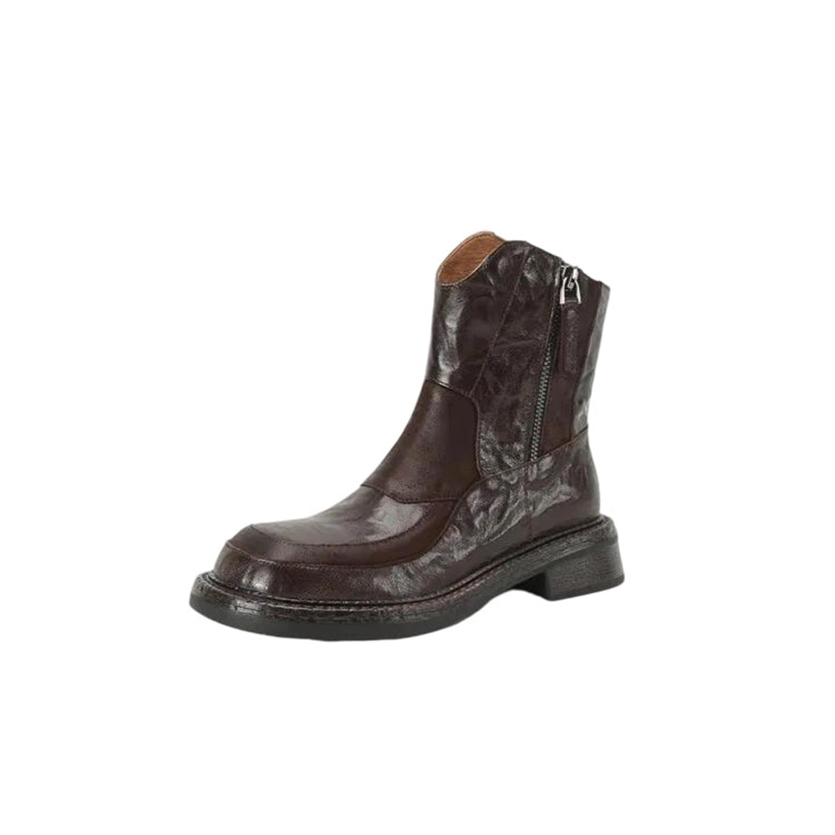 Chunky Heel Ankle Boots