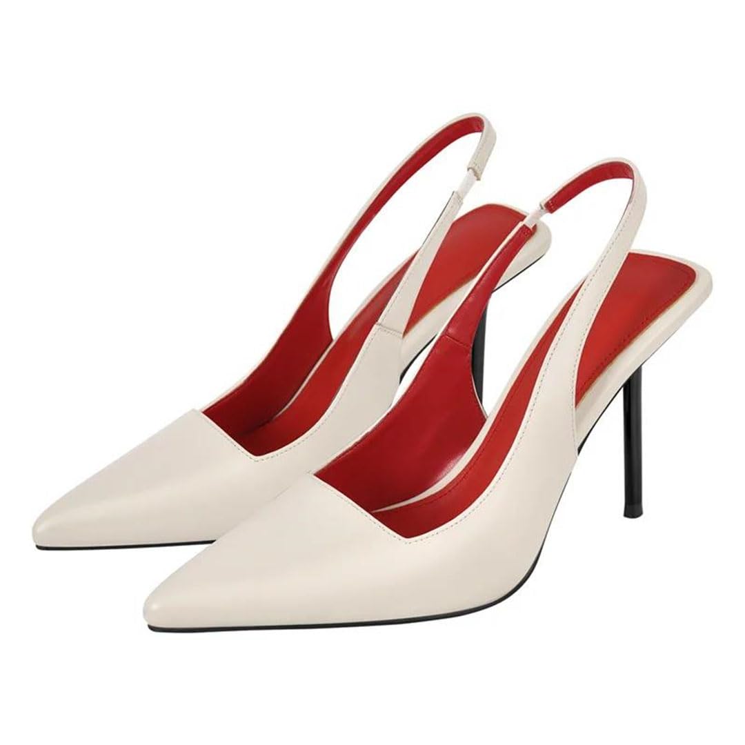 Pointed Toe Backless Pumps
