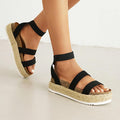 Thick Sole Ankle Strap Sandals