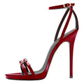 Ankle Strap Stiletto Sandals