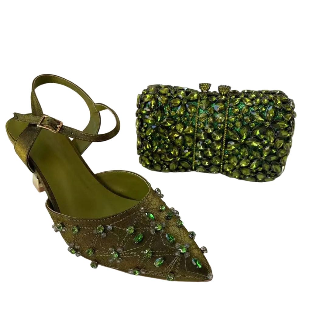 Crystal Sandals Set