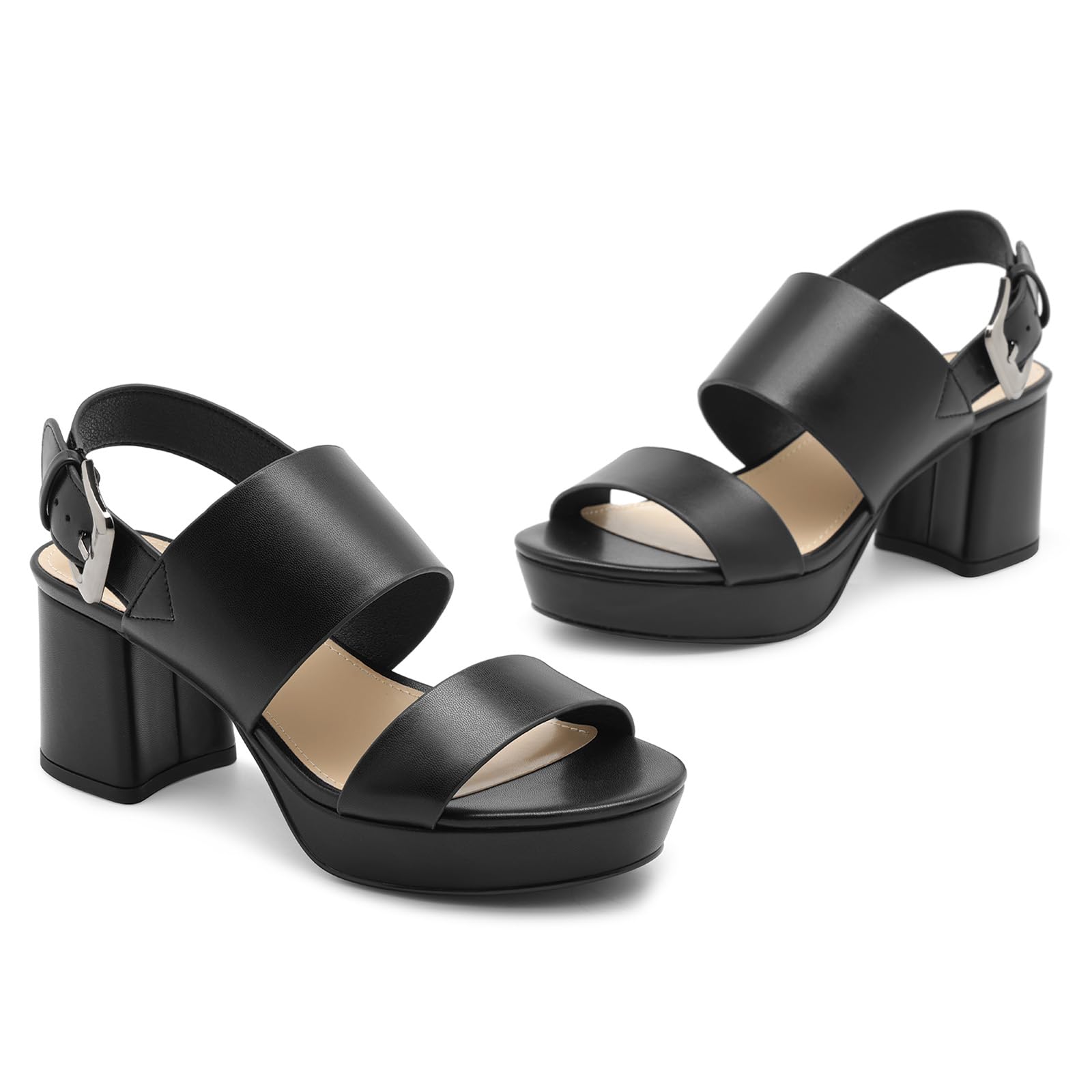 Platform Block Heel Sandals
