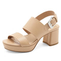 Platform Block Heel Sandals