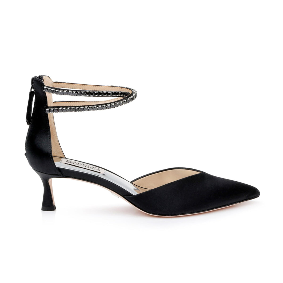 Dual-Strap Kitten Heels