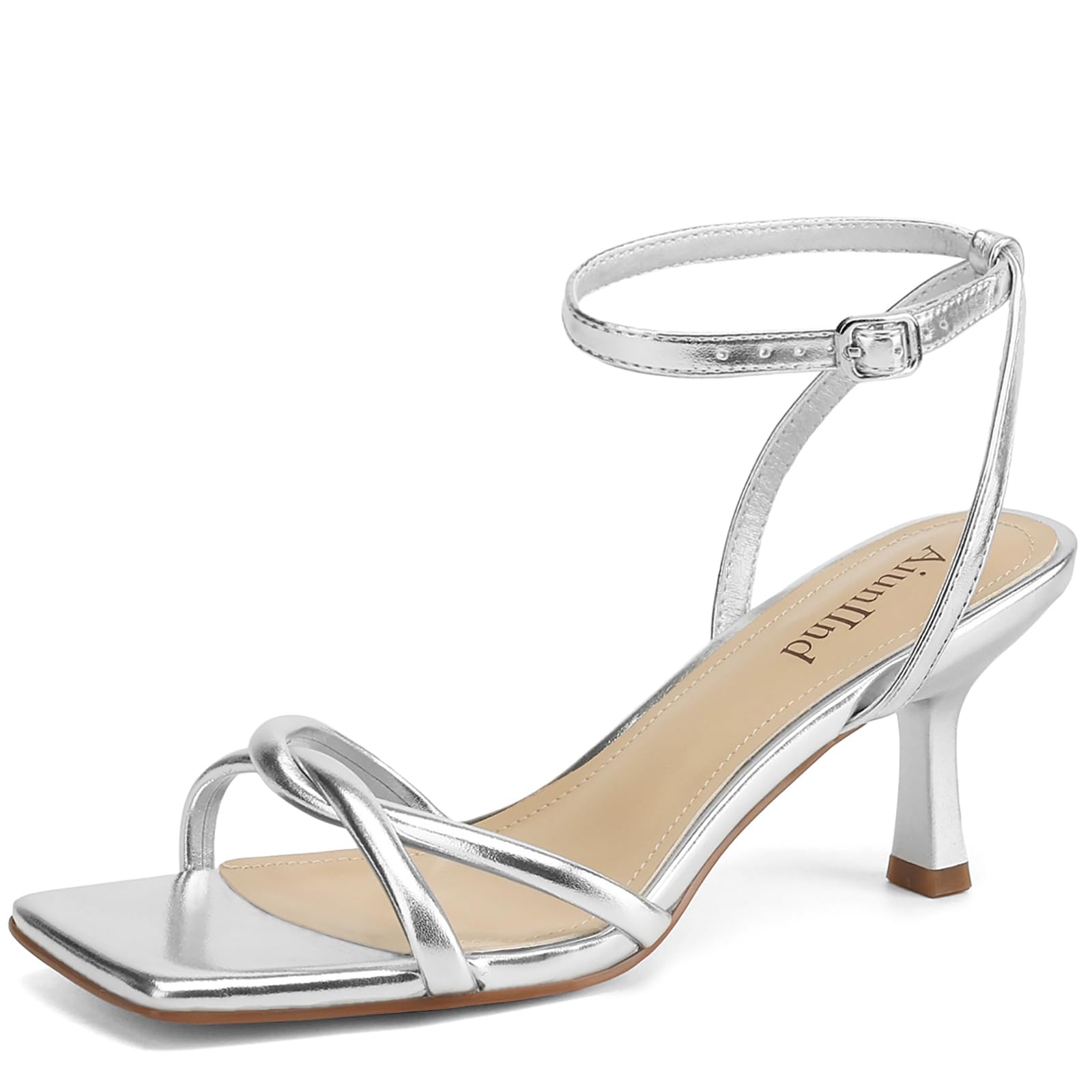 Strappy Kitten Heel Sandals