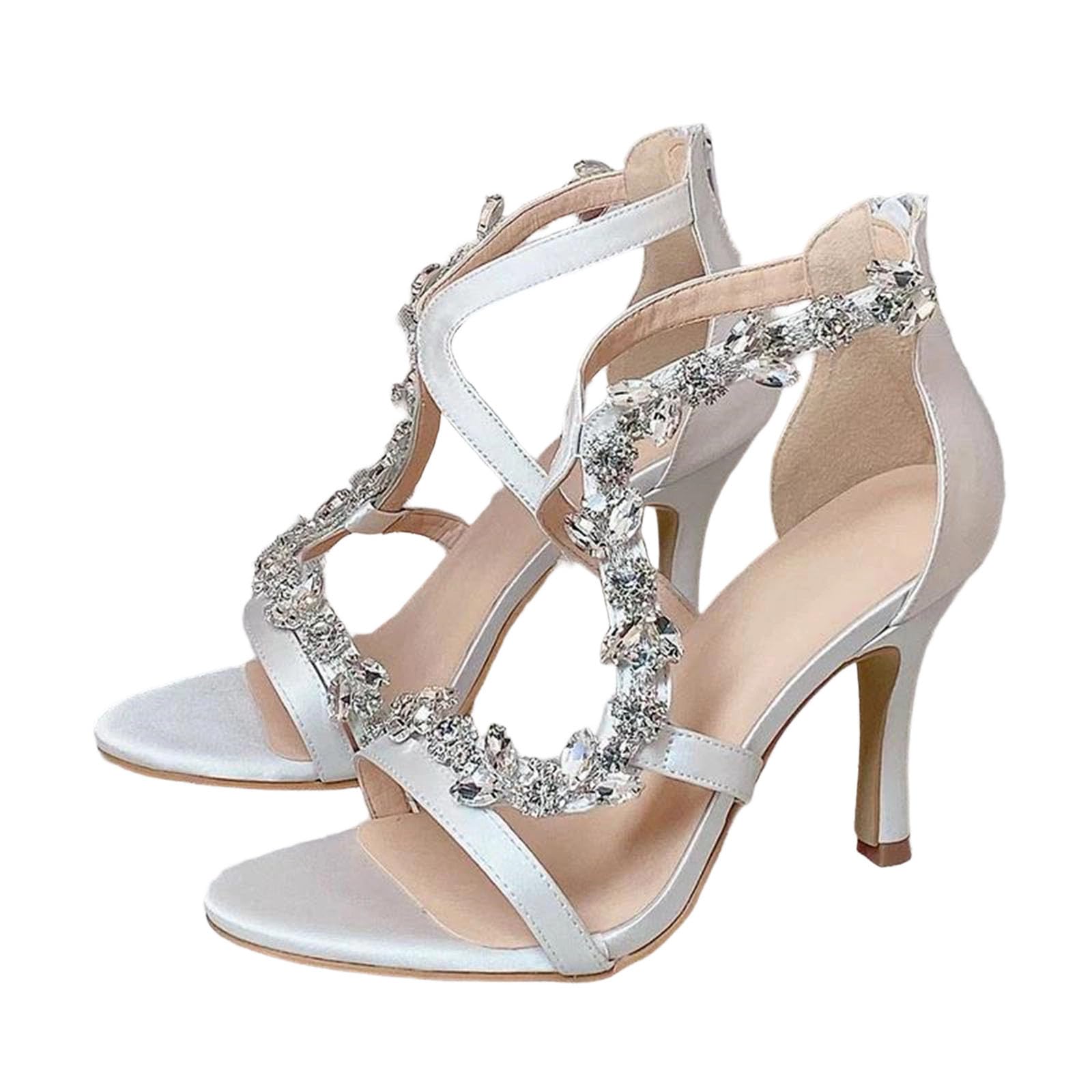 Rhinestone Wedding Sandals