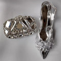 Pointed Toe Shoes & Clutch Set