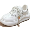 Leather Lace-Up Sneakers