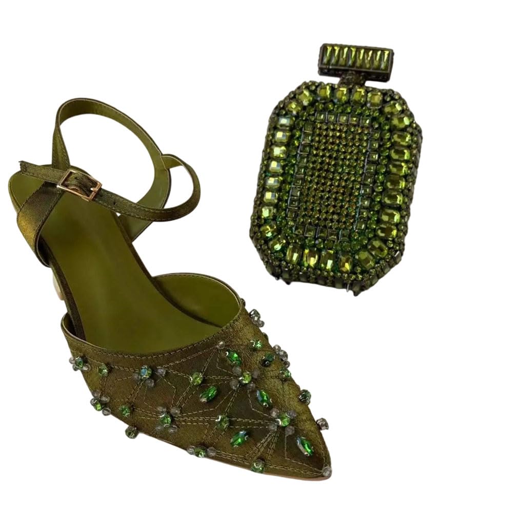 Crystal Sandals Set