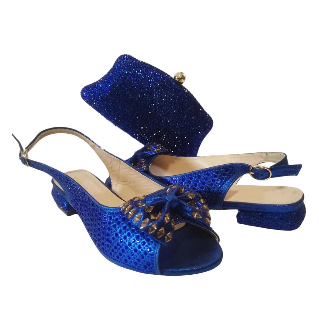 Rhinestone Sandals Set