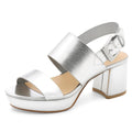 Platform Block Heel Sandals