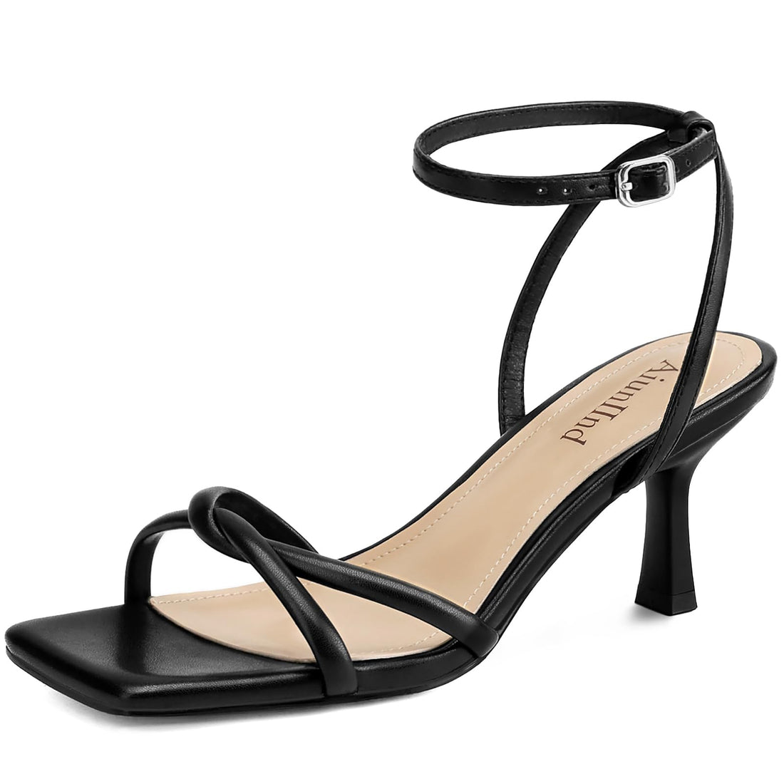 Strappy Kitten Heel Sandals
