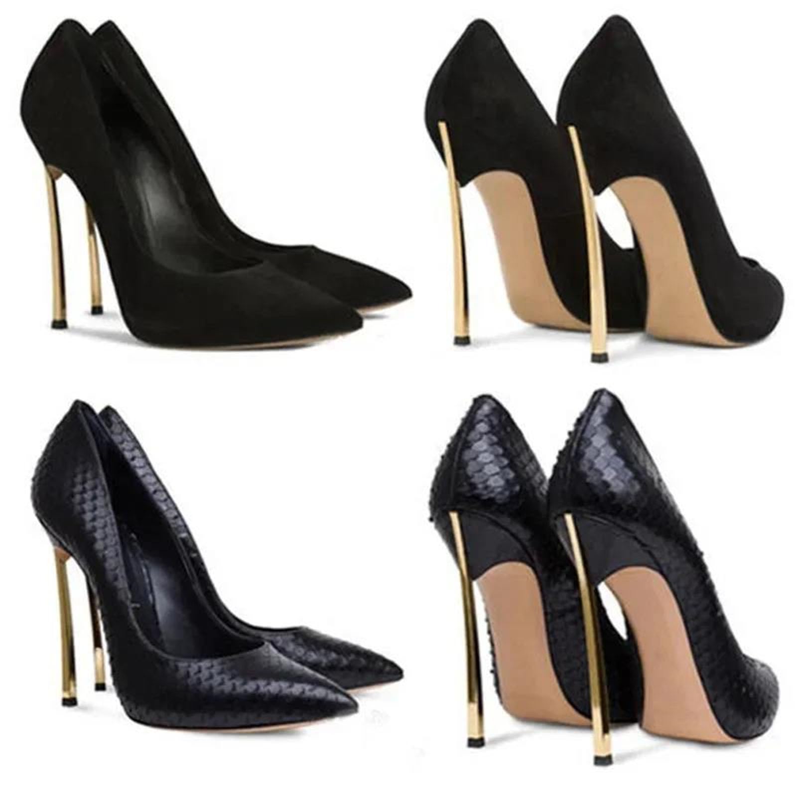 Textured Stiletto Pumps