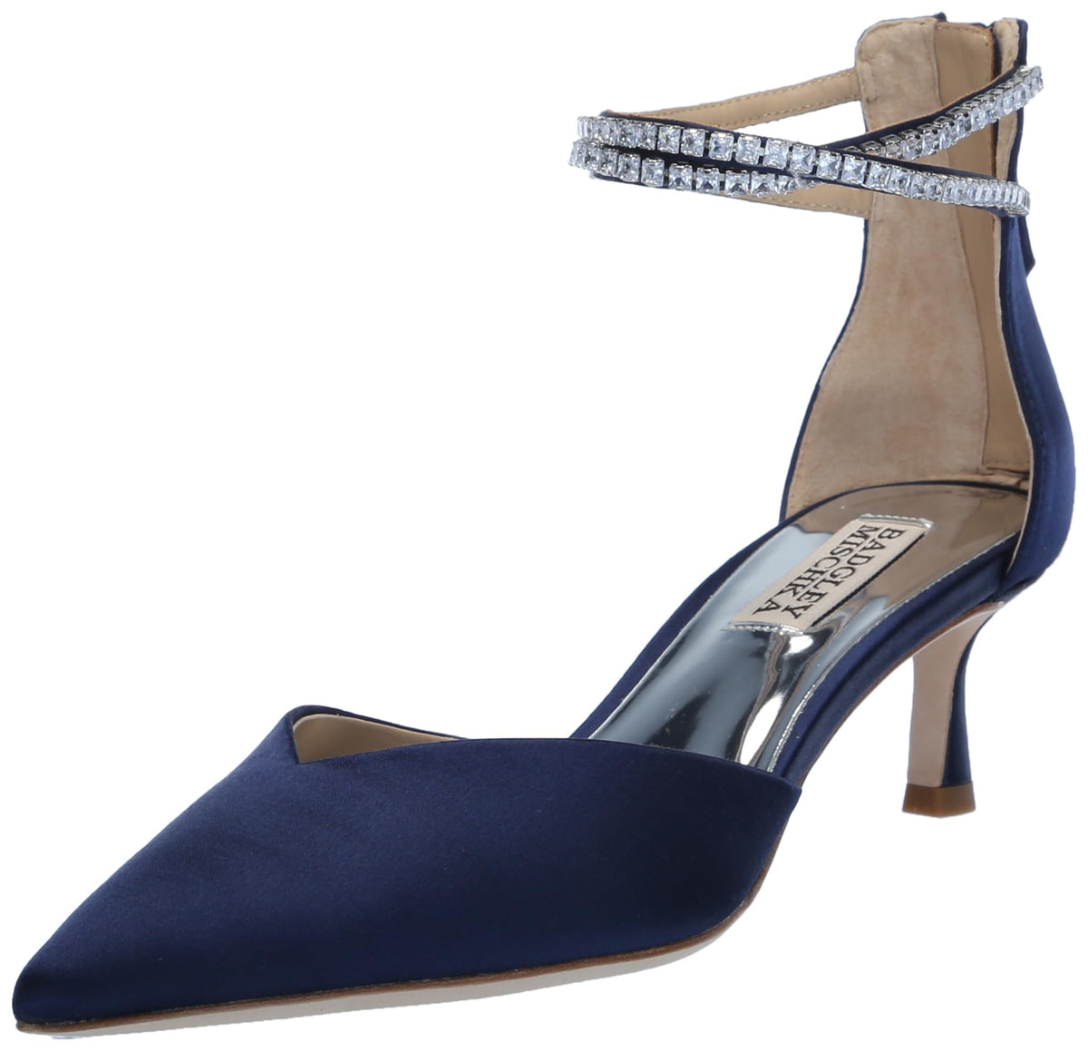 Dual-Strap Kitten Heels