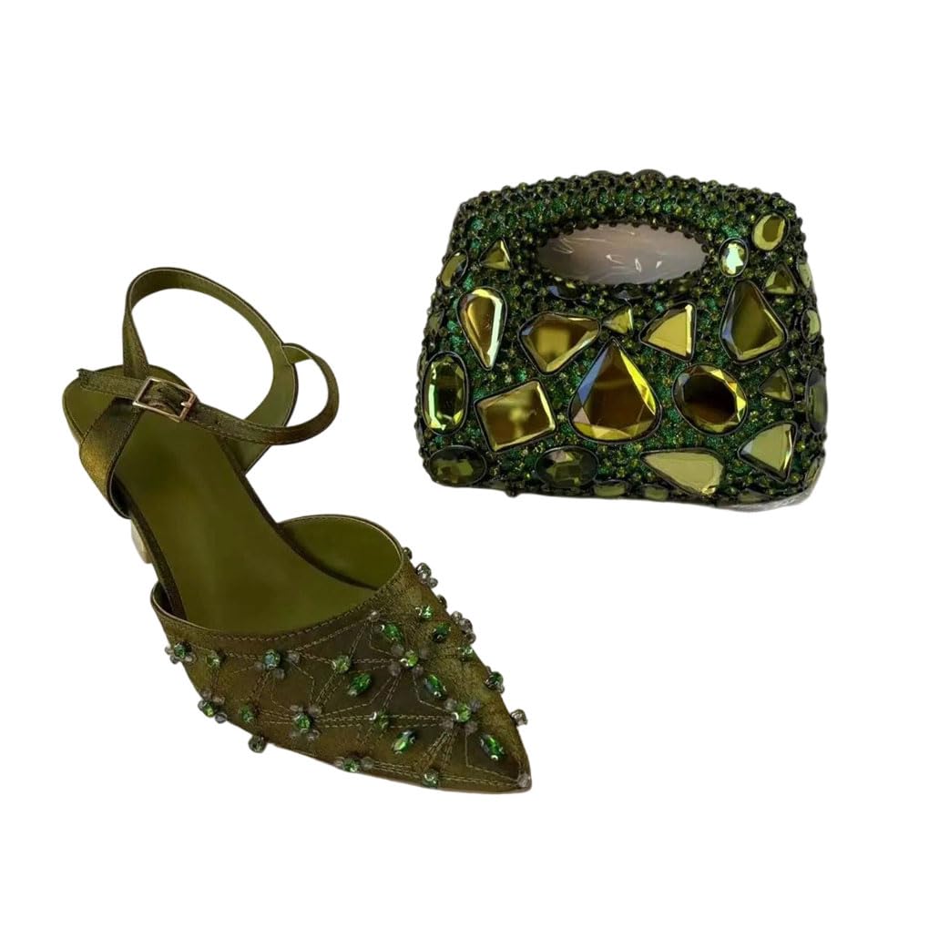 Crystal Sandals Set