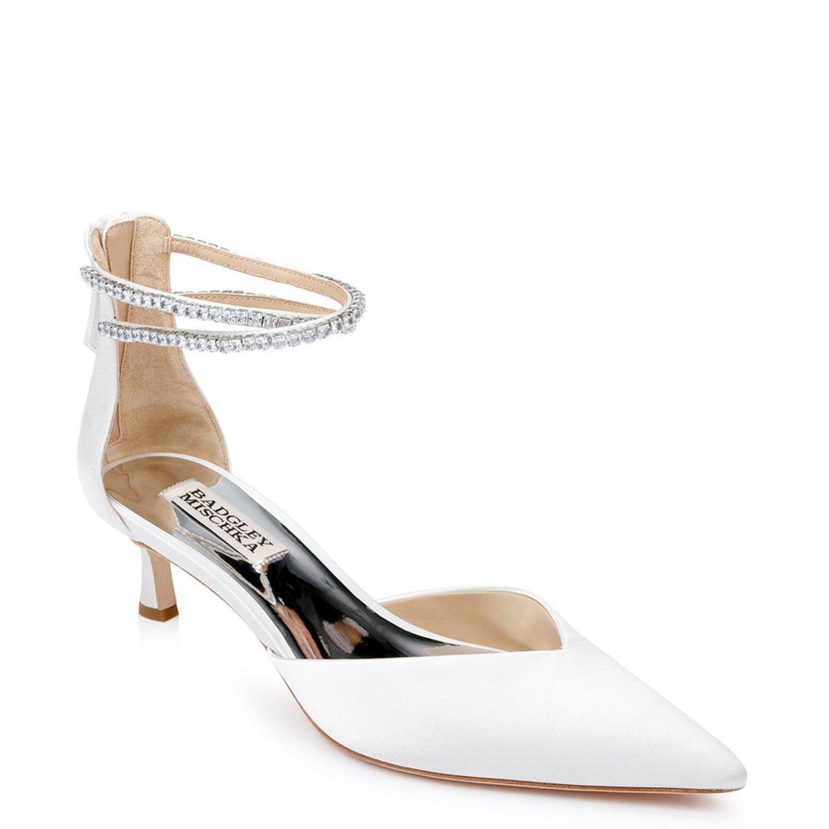 Dual-Strap Kitten Heels