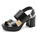 Platform Block Heel Sandals