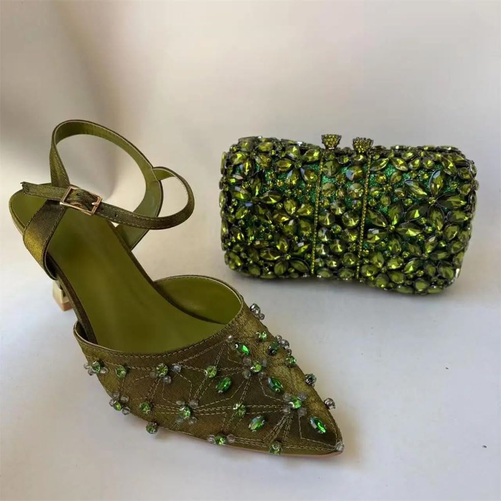Crystal Sandals Set