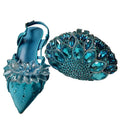 Pointed Toe Shoes & Clutch Set