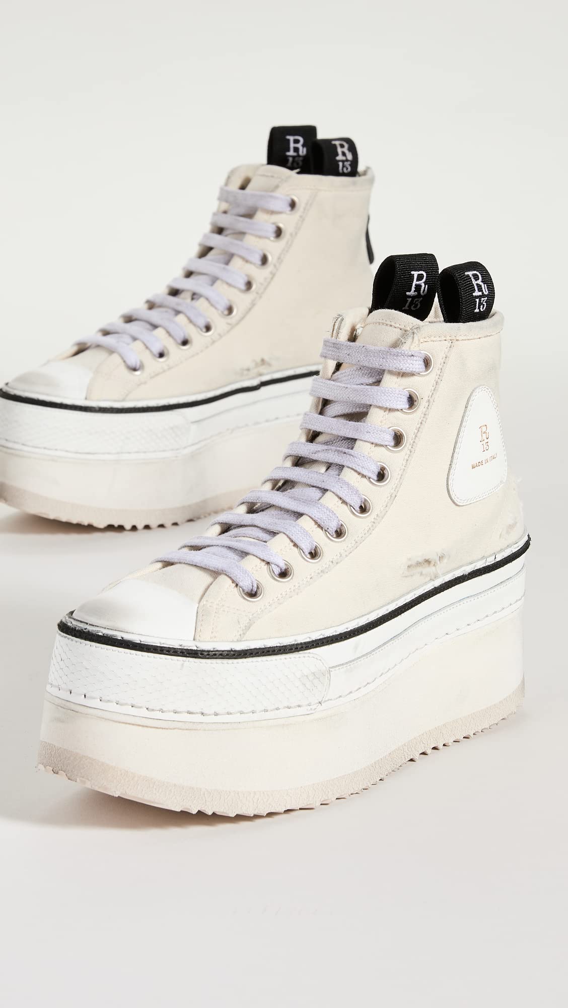 R13 Women's Platform High Top Sneakers