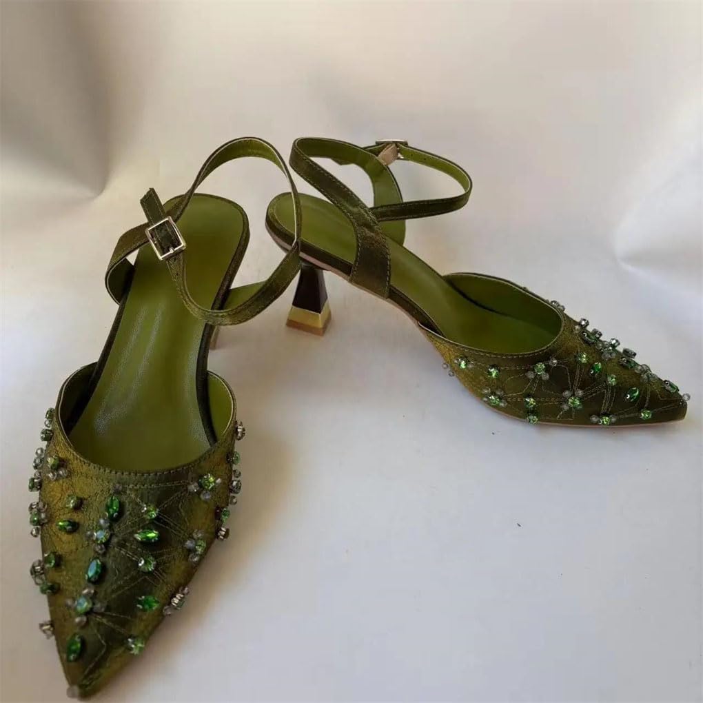 Crystal Sandals Set
