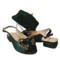 Rhinestone Sandals Set