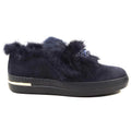 Suede Fur Lined Loafers