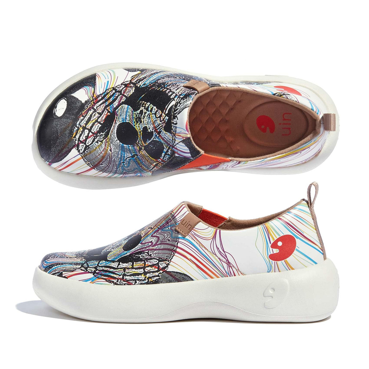 Art Travel Slip-On Sneakers