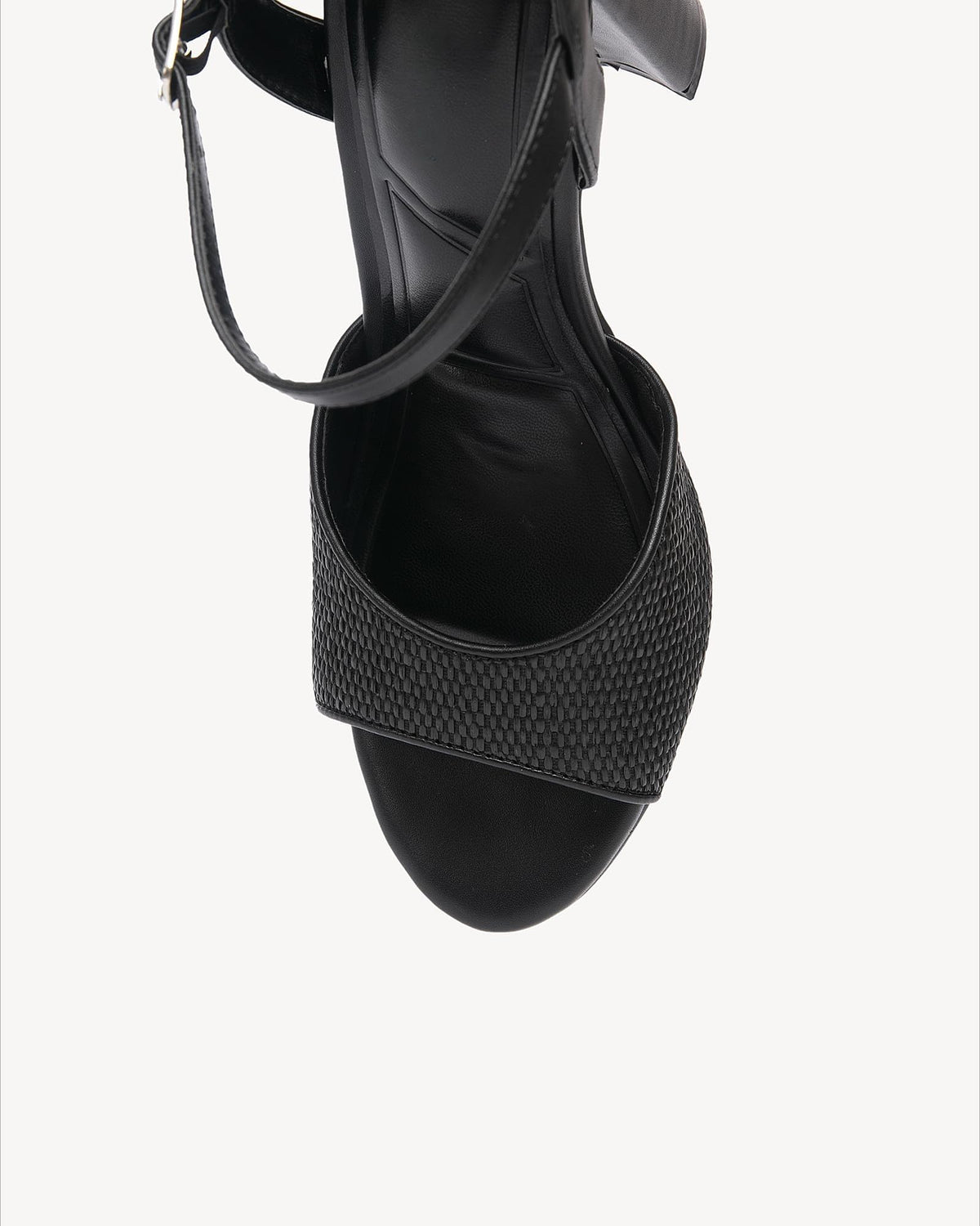 Leather Block Heel Sandals