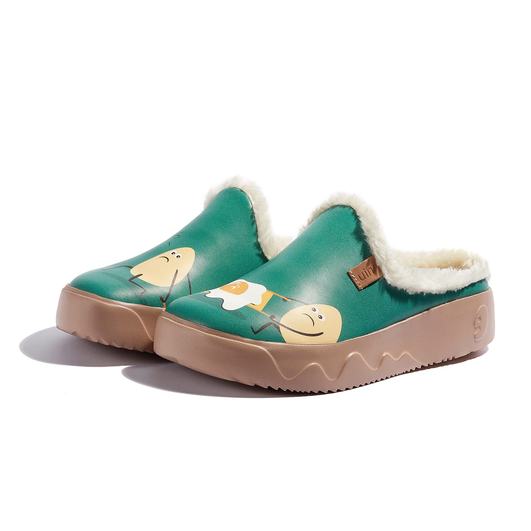 Art Print Mule Loafers