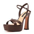 Platform Ankle Strap Sandals