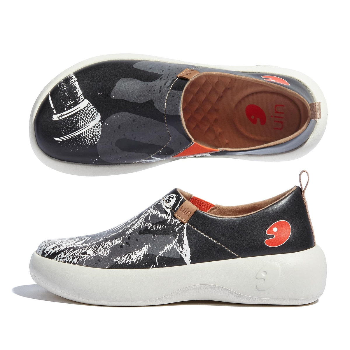 Art Travel Slip-On Sneakers