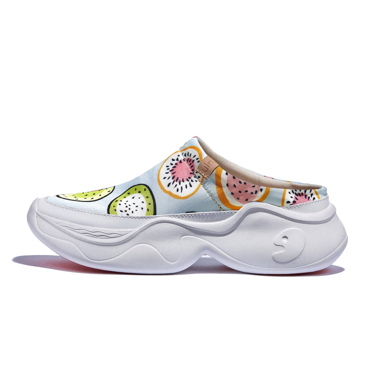 Art Print Mule Loafers