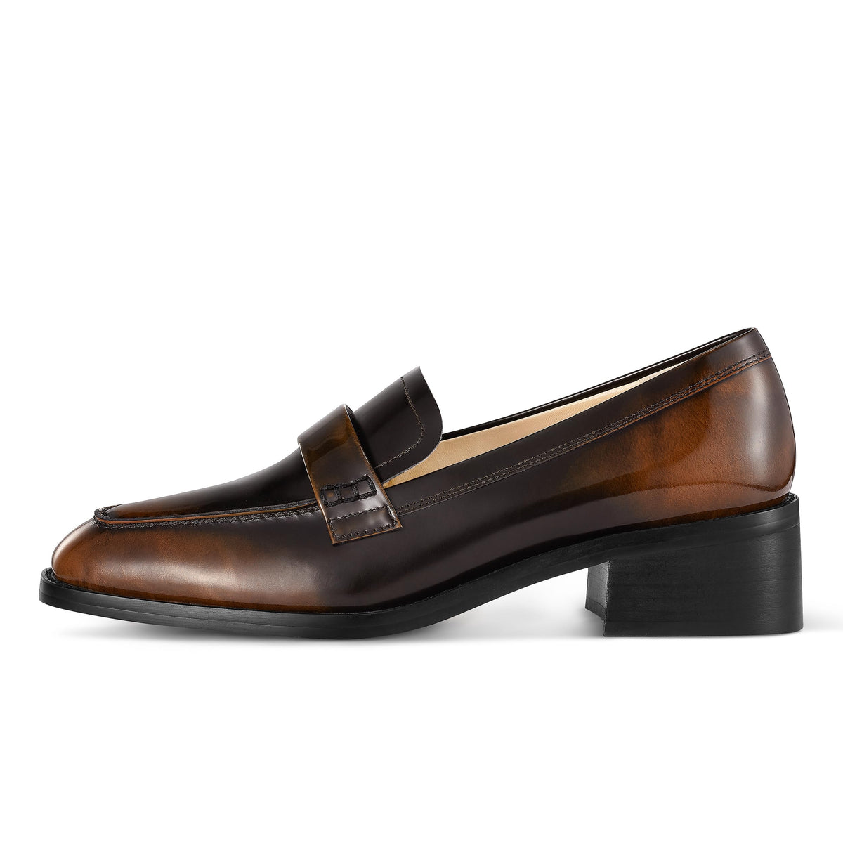 Leather Slip-On Loafers