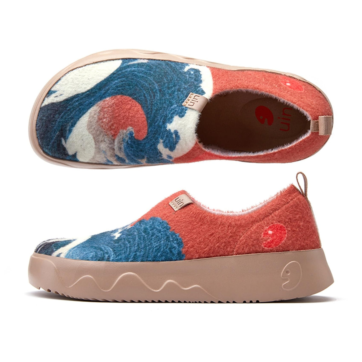 Art Travel Slip-On Sneakers